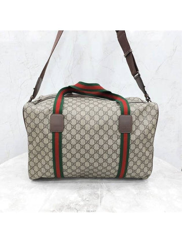 Lux You New Product GG Web Large Three Stripes Duffel Bag 758664 - GUCCI - BALAAN 1