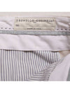 Italian fit chino ivory cotton pants - BRUNELLO CUCINELLI - BALAAN 4