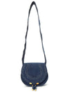 Marcie Saddle Small Shoulder Bag Blue - CHLOE - BALAAN 8