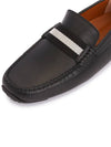 Men PEARCE Leather Driving Shoes Black - BALLY - BALAAN 8