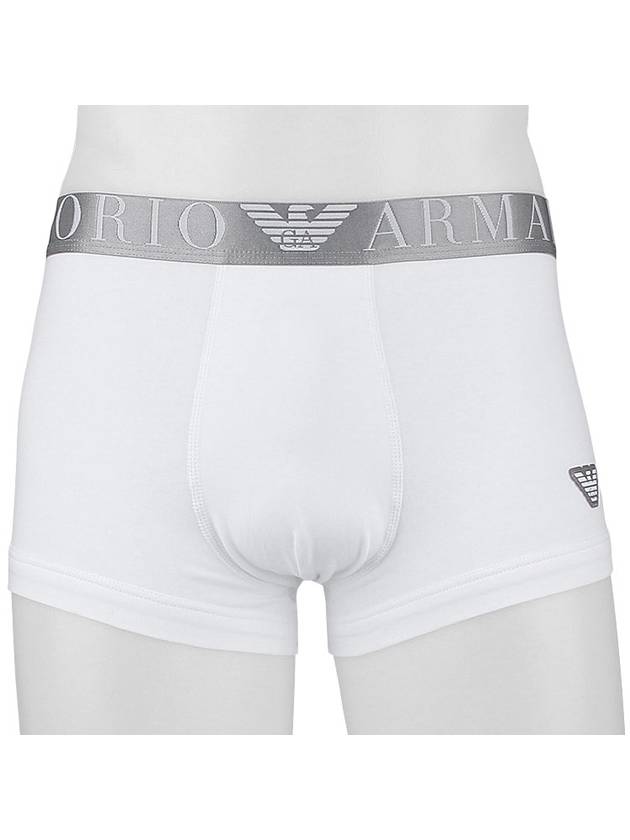 Men's Logo Drawn Briefs White - EMPORIO ARMANI - BALAAN 3