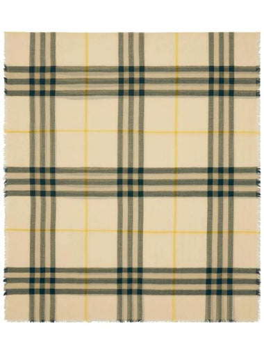 Checked wool scarf 8098692 - BURBERRY - BALAAN 1