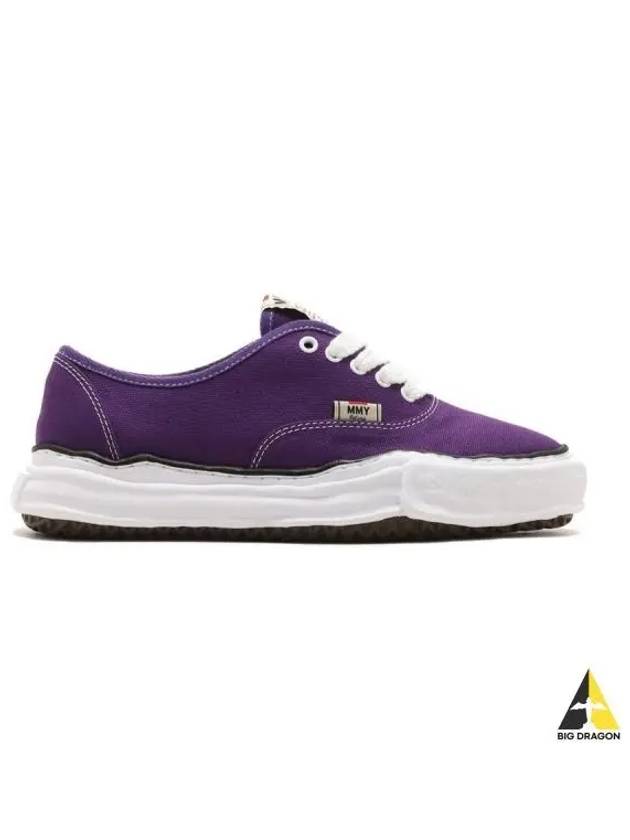 Baker OG Sole Canvas Low Top Sneakers Purple - MIHARA YASUHIRO - BALAAN 2