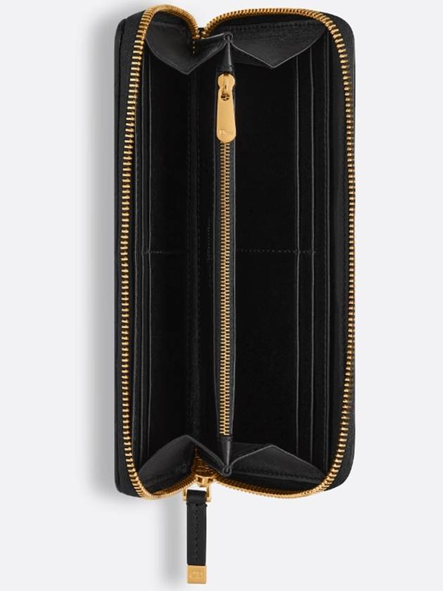 Miss Caro Voyageur Slim Long Wallet Black - DIOR - BALAAN 4