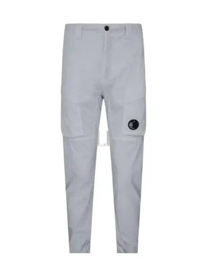 Stretch Sateen Loose Cargo Straight Pants White - CP COMPANY - BALAAN 2