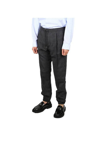 Men's Virgin Wool Banding Track Pants Grey - DIOR - BALAAN 1