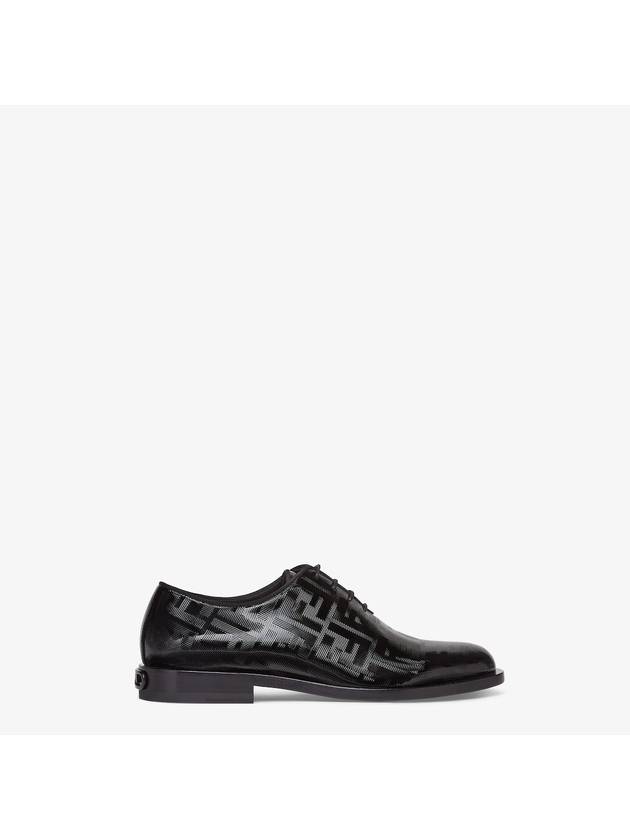 Patent Leather Lace Up Derby Black - FENDI - BALAAN 2