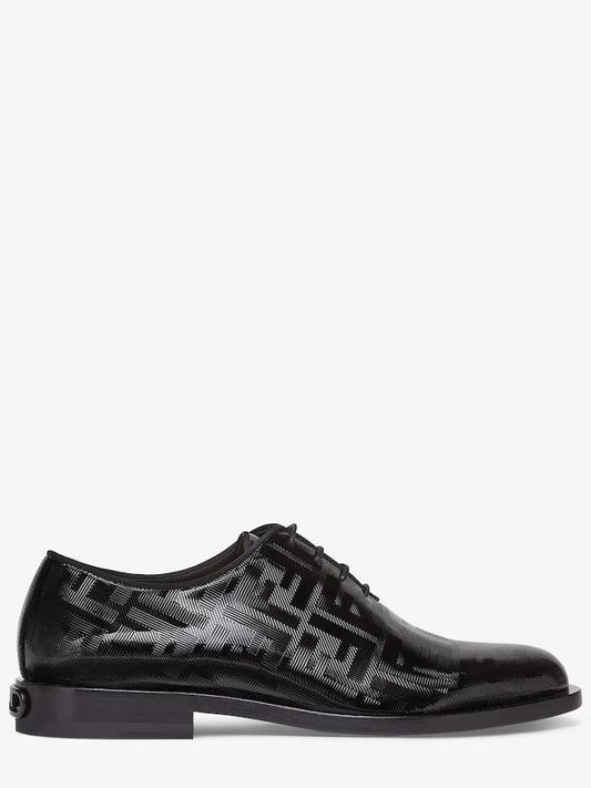 Patent leather lace-up shoes - FENDI - BALAAN 1