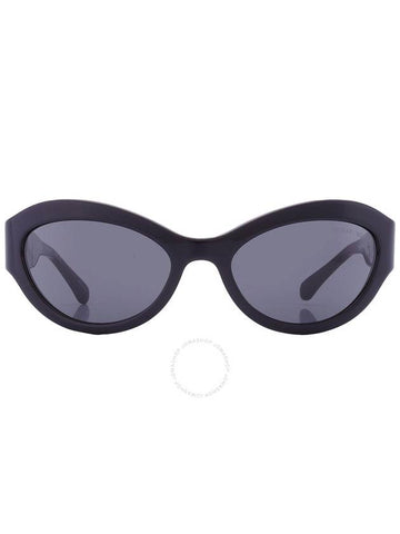 Michael Kors Burano Dark grey Oval Ladies Sunglasses MK2198 300587 59 - MICHAEL KORS - BALAAN 1