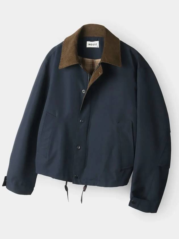 Heritage Half Hunting Jacket Navy - INDUST - BALAAN 8