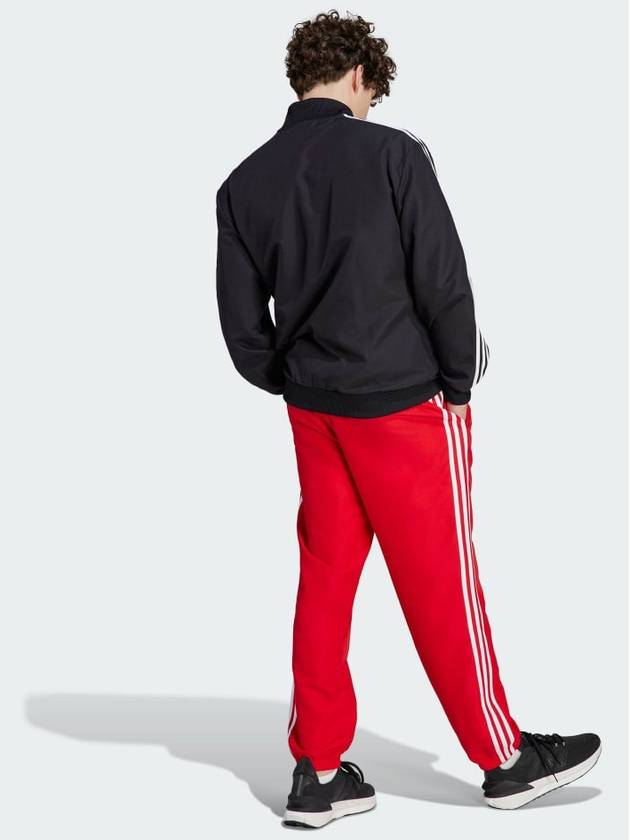 TRACK SET IJ6060 BLACK RED MENS - ADIDAS - BALAAN 2