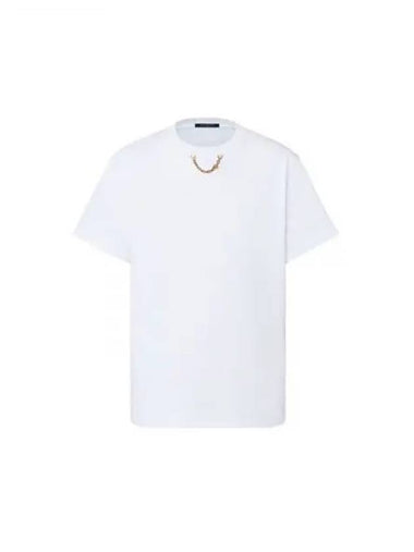 Chain Detail T Shirt 1AFDKP - LOUIS VUITTON - BALAAN 1