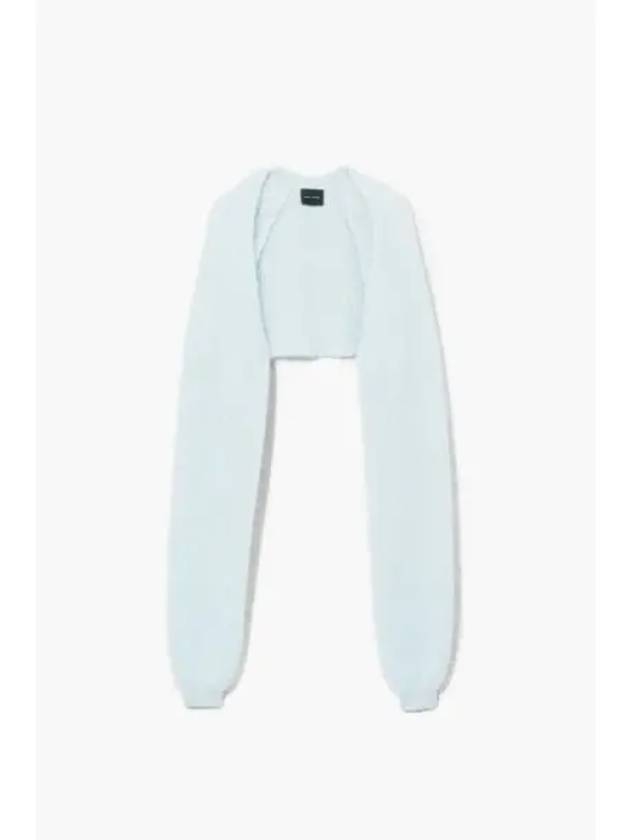 Mohair Bolero Cardigan Light Blue MJWCS23001BUL - MARC JACOBS - BALAAN 1