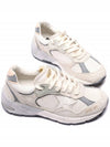 Mesh and Suede Leather Dad-Star Sneakers White Beige - GOLDEN GOOSE - BALAAN 6