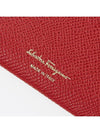 Gancini Card Wallet Lipstick Red - SALVATORE FERRAGAMO - BALAAN 8