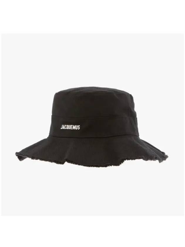 Le Bob Artichaut Bucket Hat Black - JACQUEMUS - BALAAN 4