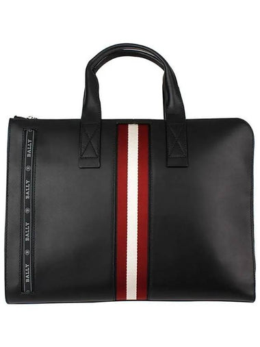 Henri Business Brief Case Black - BALLY - BALAAN 1