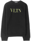 Men's VLTN Sweatshirt Black - VALENTINO - BALAAN 2