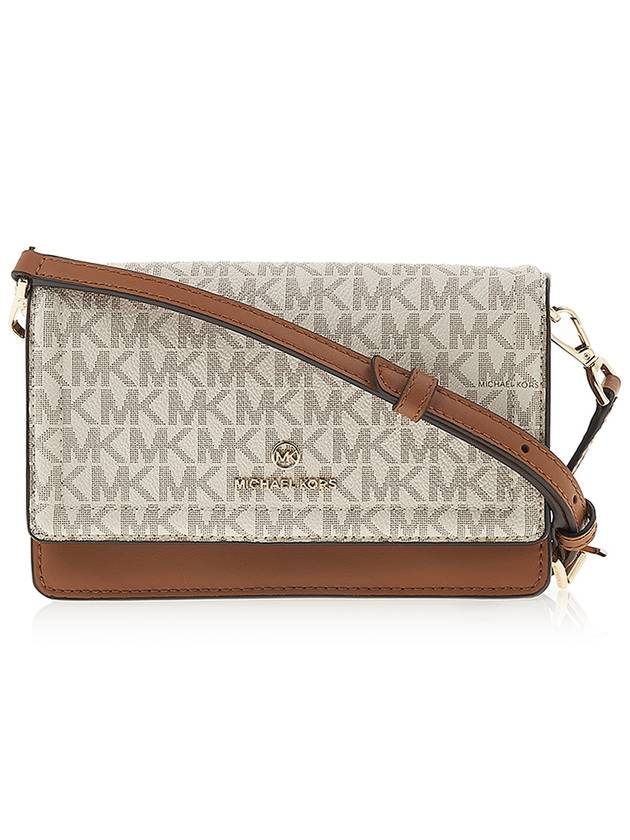 Jet Set Small Logo Smartphone Convertible Cross Bag Vanilla - MICHAEL KORS - BALAAN 2