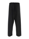 Silk Poplin Straight Pants Black - MAISON MARGIELA - BALAAN 3