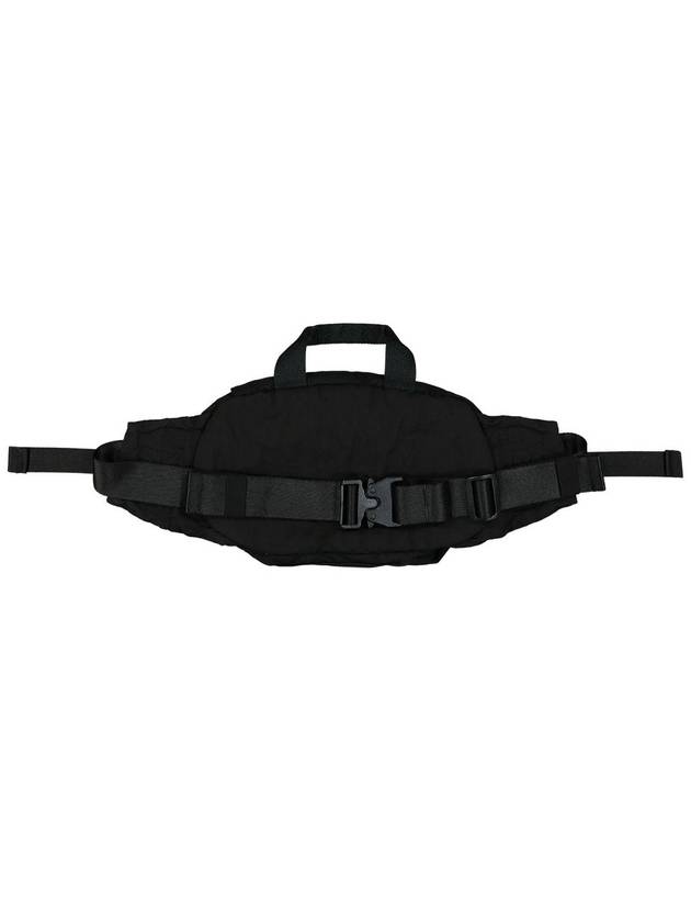 Plain Paper Touch Logo Waist Belt Bag Black - CP COMPANY - BALAAN 3