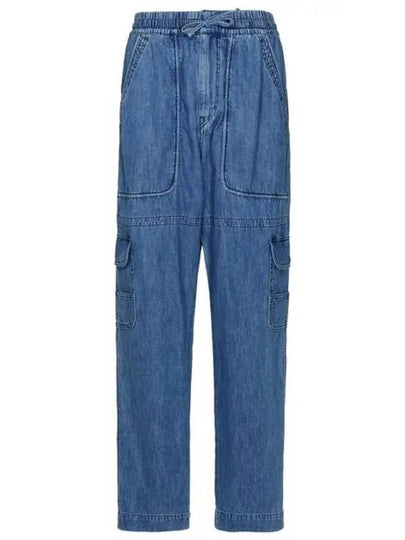 Vanni Cargo Denim Jeans Blue - ISABEL MARANT - BALAAN 2