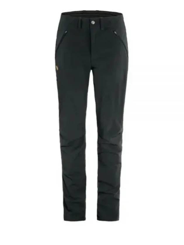 Women's Abisko Trail Stretch Trousers Black - FJALL RAVEN - BALAAN 2