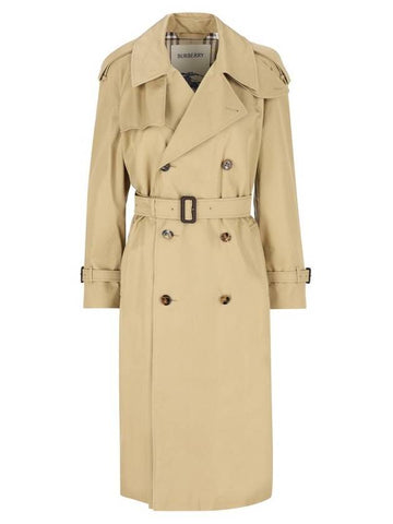 Burberry Coats Beige - BURBERRY - BALAAN 1