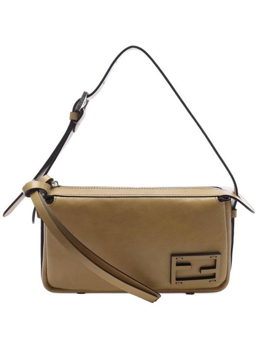 Simply Mini Leather Shoulder Bag Beige - FENDI - BALAAN 2