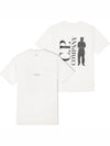 Jersey Reverse Print Short Sleeve T-Shirt White - CP COMPANY - BALAAN 2