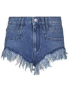 Women s Denim Shorts Blue - ISABEL MARANT ETOILE - BALAAN 1