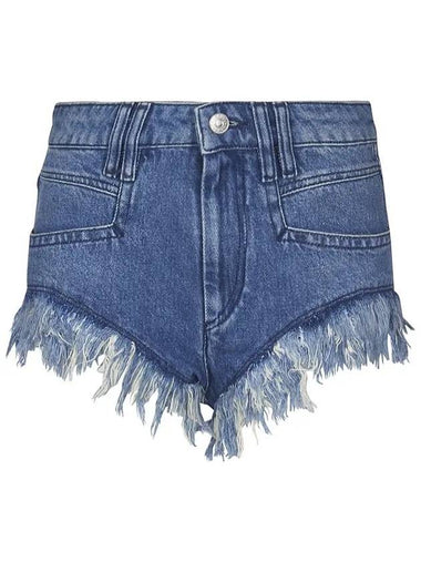 Women's Denim Shorts Blue - ISABEL MARANT ETOILE - BALAAN 1