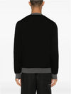 Fox patch wool cardigan black - MAISON KITSUNE - BALAAN 3