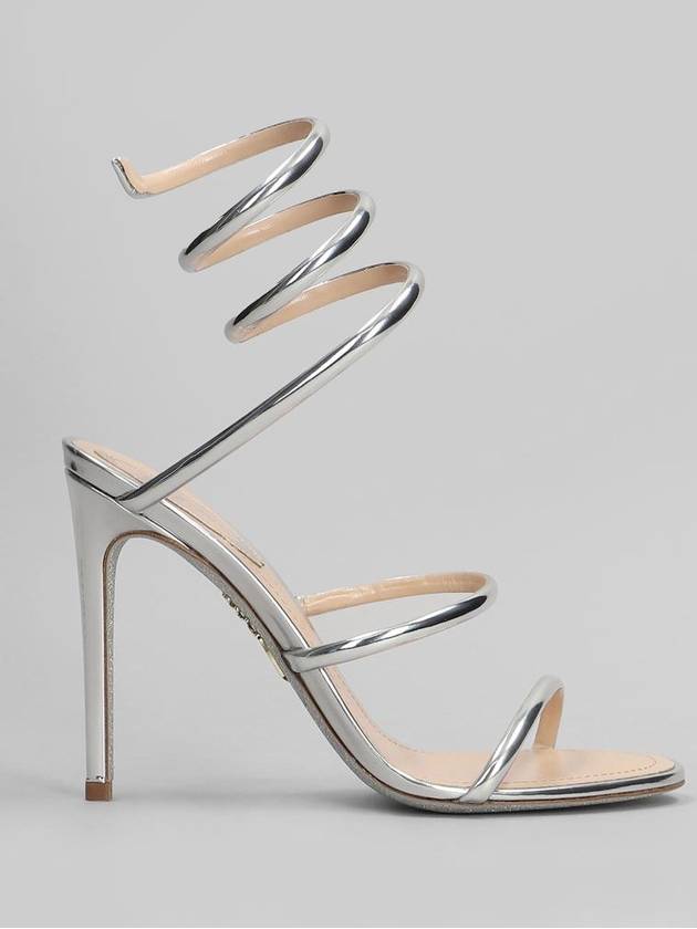 René Caovilla Cleo Metallic Sandals - RENE CAOVILLA - BALAAN 1