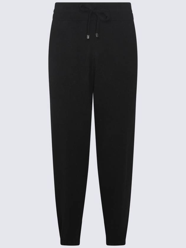 Malo Black Wool Pants - MALO - BALAAN 1