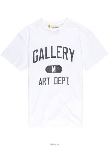 AD 1030 WHTE logo t shirt - GALLERY DEPT. - BALAAN 1