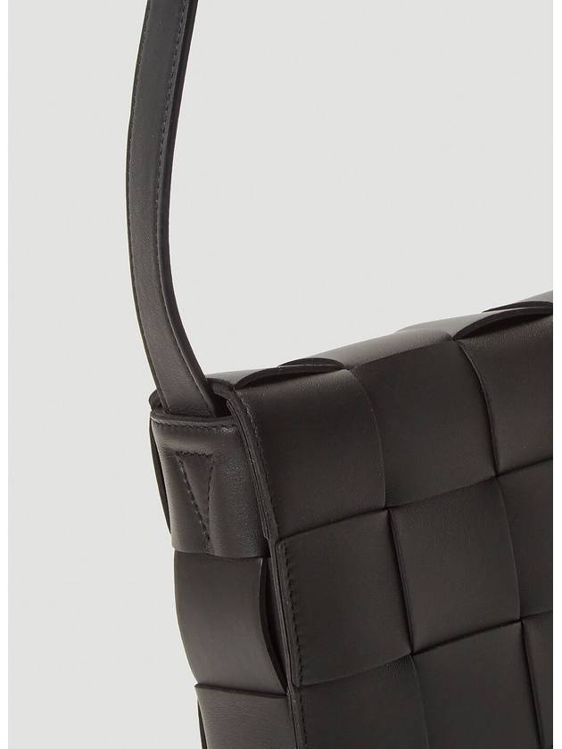 Intrecciato Cassette Cross Bag Black - BOTTEGA VENETA - BALAAN 4