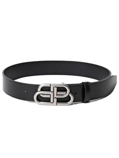 Men's BB Buckle Large Belt Black - BALENCIAGA - BALAAN 2