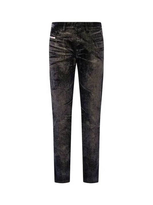 Men s Velvet Iridescent Slim Jeans 2019 D STRUKT Black - DIESEL - BALAAN 1