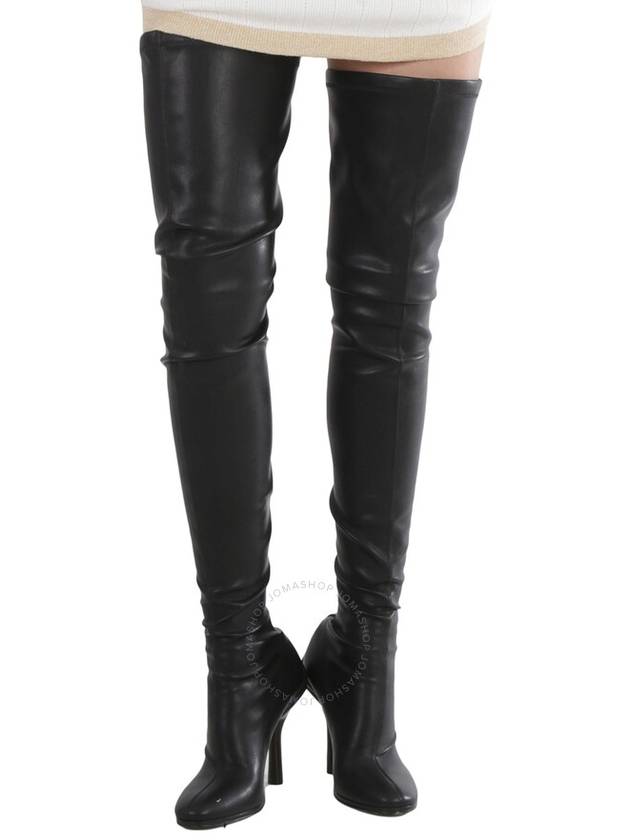 Burberry Ladies Faux Leather Jamila Over The Knee Boots Brand Size 36.5 US Size 6.5 - BURBERRY - BALAAN 3