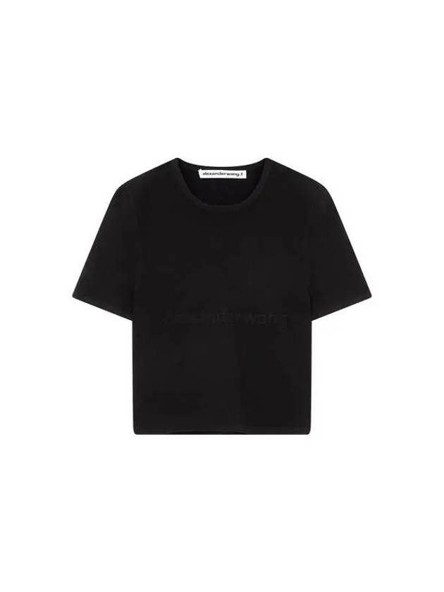 t Easy Mesh Logo TShirt Black 270854 - ALEXANDER WANG - BALAAN 1