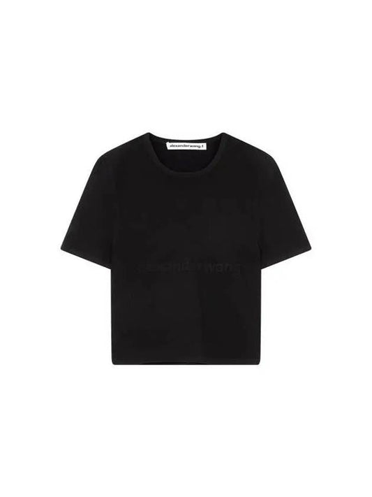 t Easy Mesh Logo TShirt Black 270854 - ALEXANDER WANG - BALAAN 1