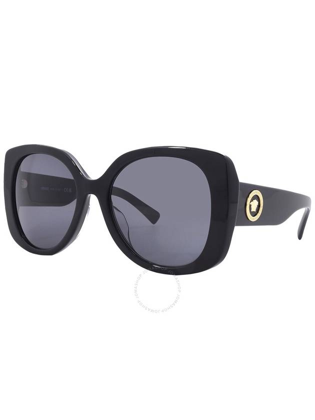 Versace Dark Grey Butterfly Sunglasses VE4387F GB1/87 56 - VERSACE - BALAAN 3