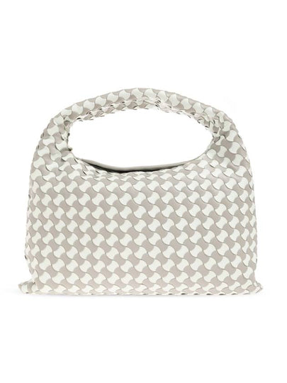 Tile Leather Tote Bag Grey - BOTTEGA VENETA - BALAAN 2