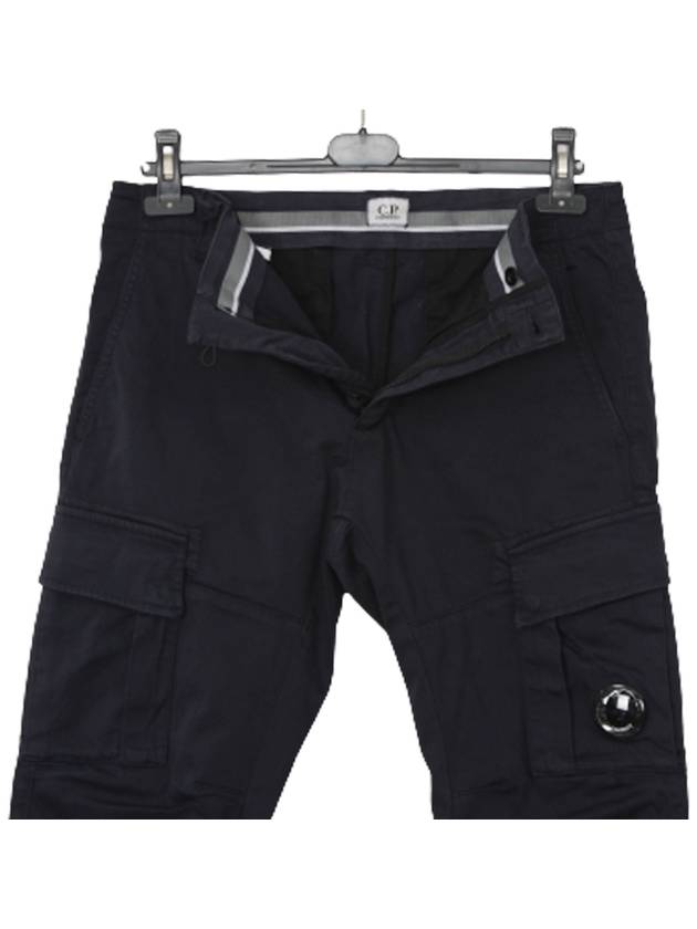 Men's Garment Dyed Skinny Pants Navy - CP COMPANY - BALAAN.