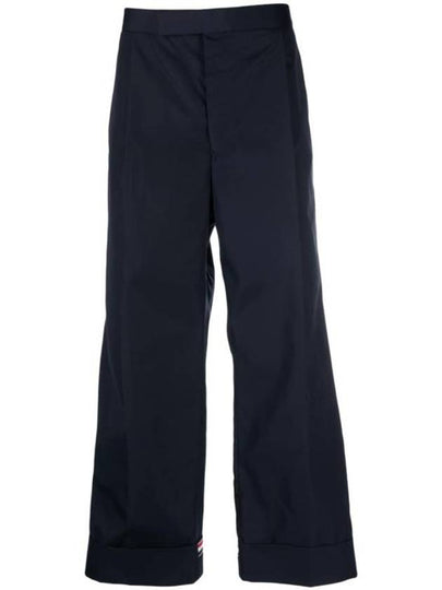 Typewriter Fit 5 Slacks Blue - THOM BROWNE - BALAAN 2