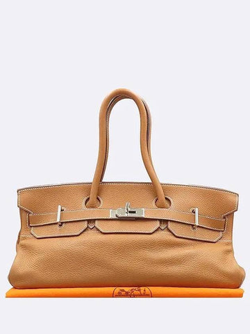 brown tote bag - HERMES - BALAAN 1