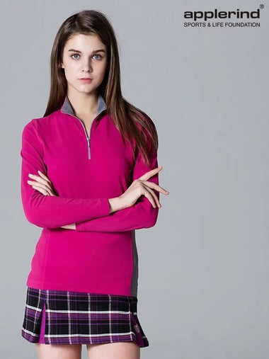 Women s Castella brushed golf half zip up jacket HEWWTS02 - APPLERIND - BALAAN 1