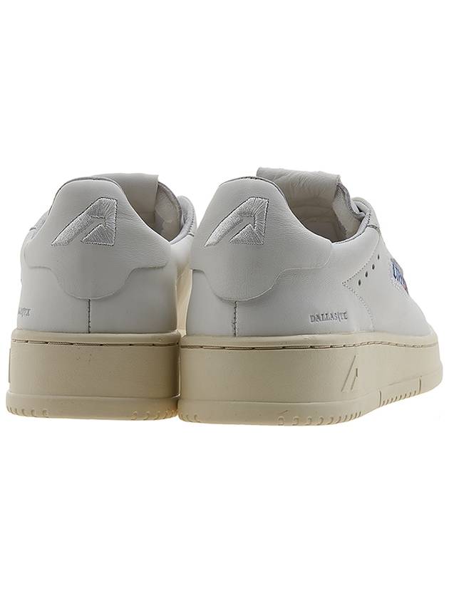 Dallas White Tab Leather Low Top Sneakers White - AUTRY - BALAAN 5