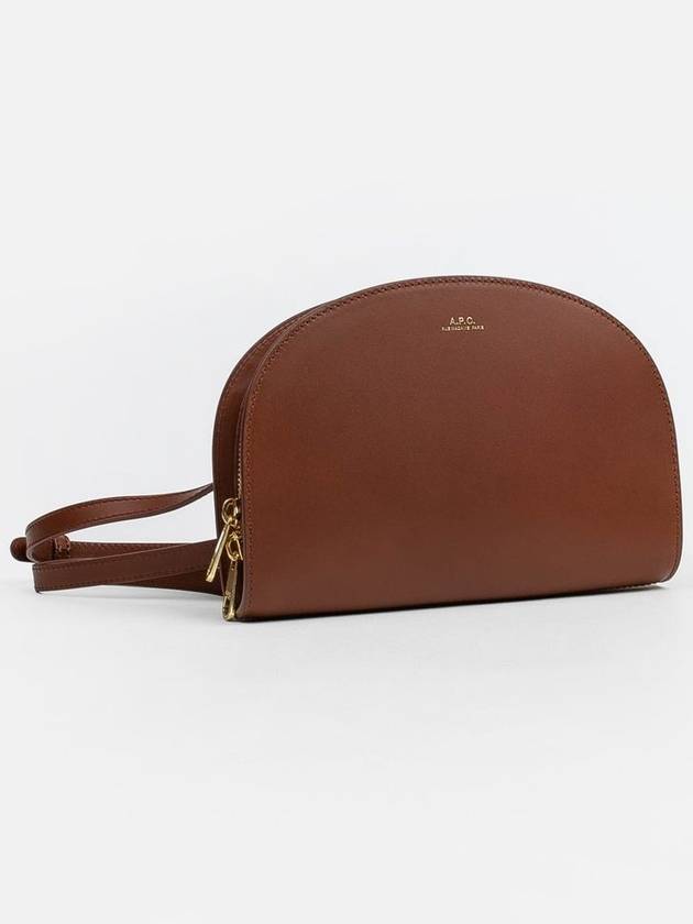 Demi Lune Half Moon Cross Bag Brown - A.P.C. - BALAAN 3